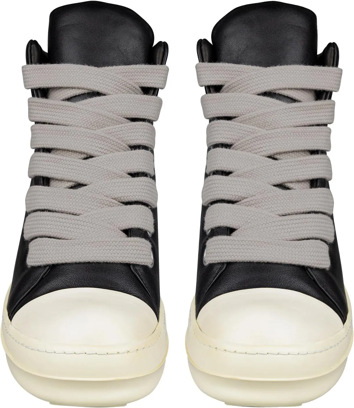 2CM Shoelaces for Rick Owens, Fat Jumbo Flat Polycotton Replacement Shoe Laces Strings