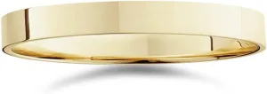 3mm Flat High Polished Wedding Band 10K Yellow Gold