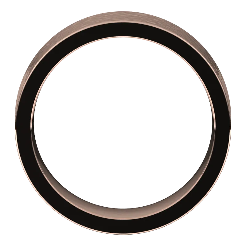 7mm Flat Hammer Finish Comfort Fit Wedding Ring