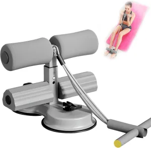 Ab Training Auxiliary Device, Double Suction Cups Adjustale Ab Trainer Machine with Resistance Bands, Upgraded Household Sit-Up Ab Muscle Training Equipment