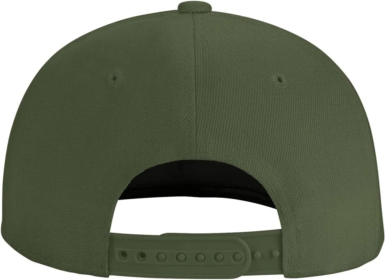 Abstract Starry Night Peacock Snapback Hats for Men Women Baseball Cap Flat Bill Brim Hat