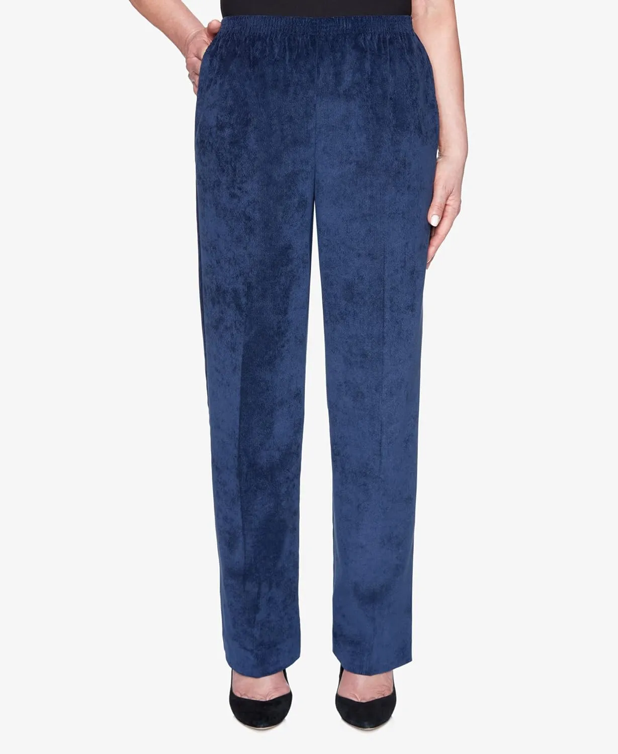 Alfred Dunner Petite Women's Classic Corduroy Pull-on Short Length Pant