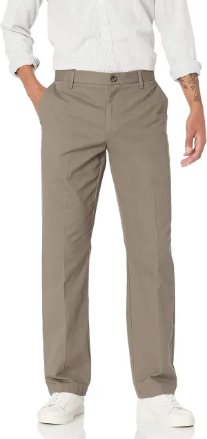 Amazon Essentials Men's Classic-Fit Wrinkle-Resistant Flat-Front Chino Pant (Available in Big & Tall)