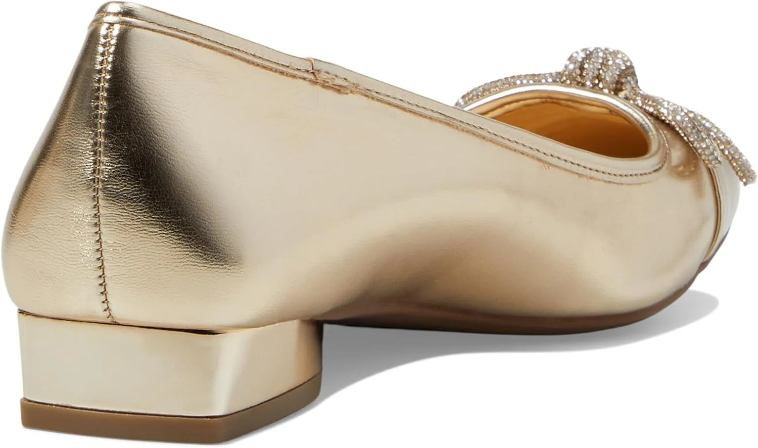 Anne Klein Womens Cassidy Rhinestones Square Toe Mary Janes