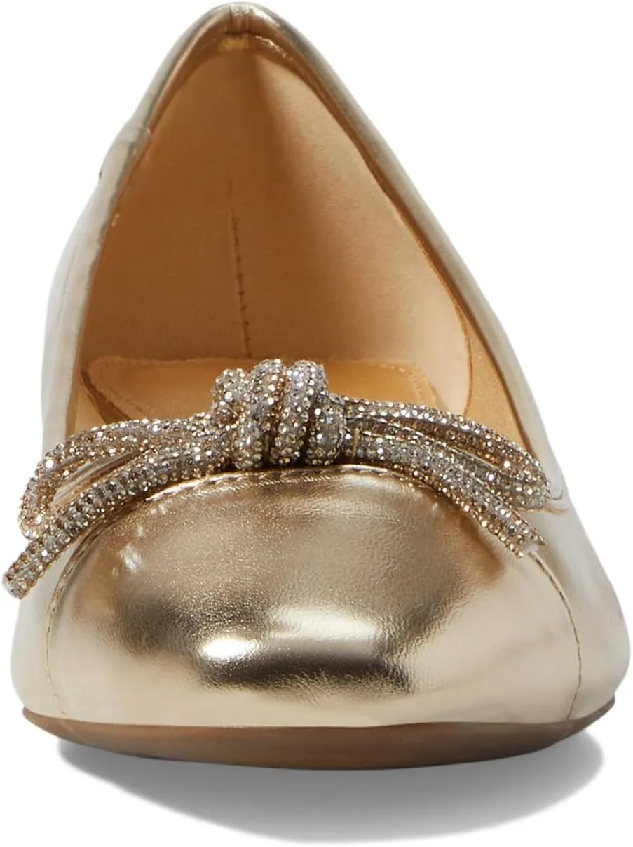Anne Klein Womens Cassidy Rhinestones Square Toe Mary Janes