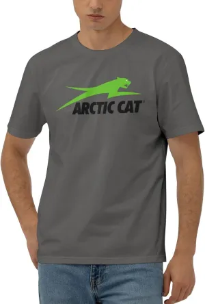 Arctic Cat Logo T-Shirt Men's Classic Basic Homecoming Basic Spring Short Sleeve Tops