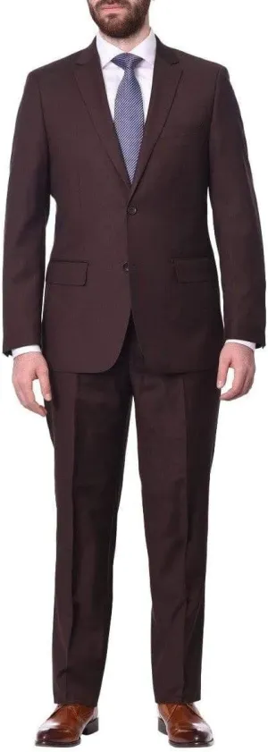 Arthur Black Mazara Classic Fit Two Button 100% Wool Wrinkle Resistant Suit