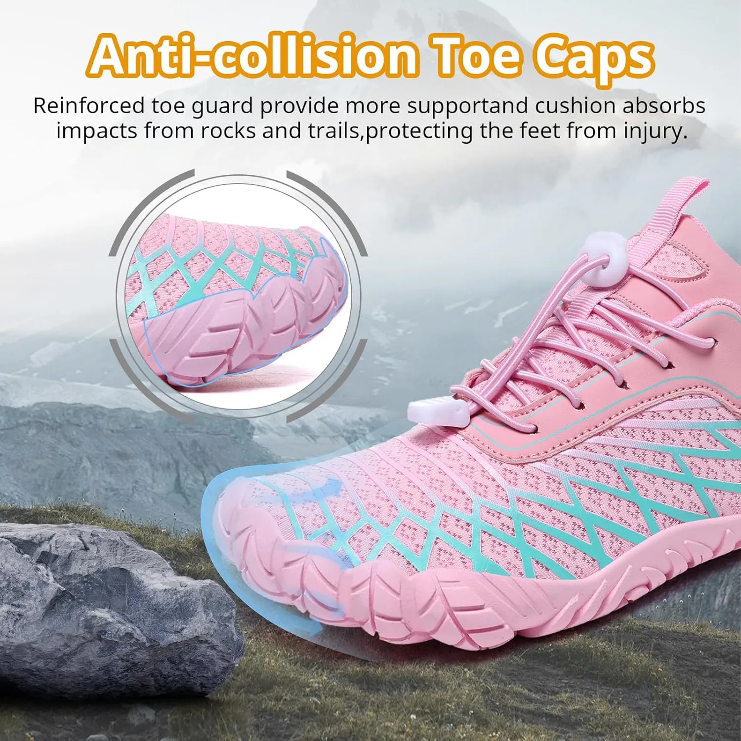 Barefoot Shoes Women Men Wide Toe Box Minimalist Cross Training Shoes Hike Footwear Trail Running Hiking Comfortable Walking