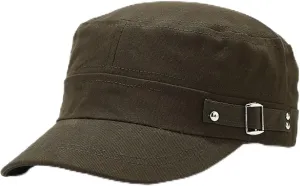 Baseball Cap Men Washed Cotton Flat Top Hat Casual Adjustable Army Cap Cadet Hats Spring Four Seasons Sun Caps Suns