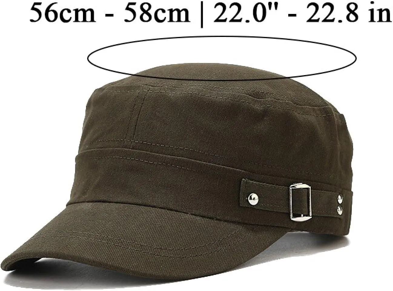 Baseball Cap Men Washed Cotton Flat Top Hat Casual Adjustable Army Cap Cadet Hats Spring Four Seasons Sun Caps Suns