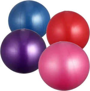 BESPORTBLE Balancing Stability Trainer Anti-Burst PVC Thicken Yoga Ball Exercise Balls Boys and Girls Red Purple 4pcs Set