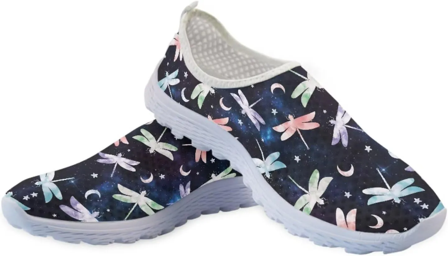 BIGCARJOB Women Sneaker Slip-on Walking Shoes Woman Casual Sport Gym Shoes Breathable Mesh Running Shoes Mom Shoes