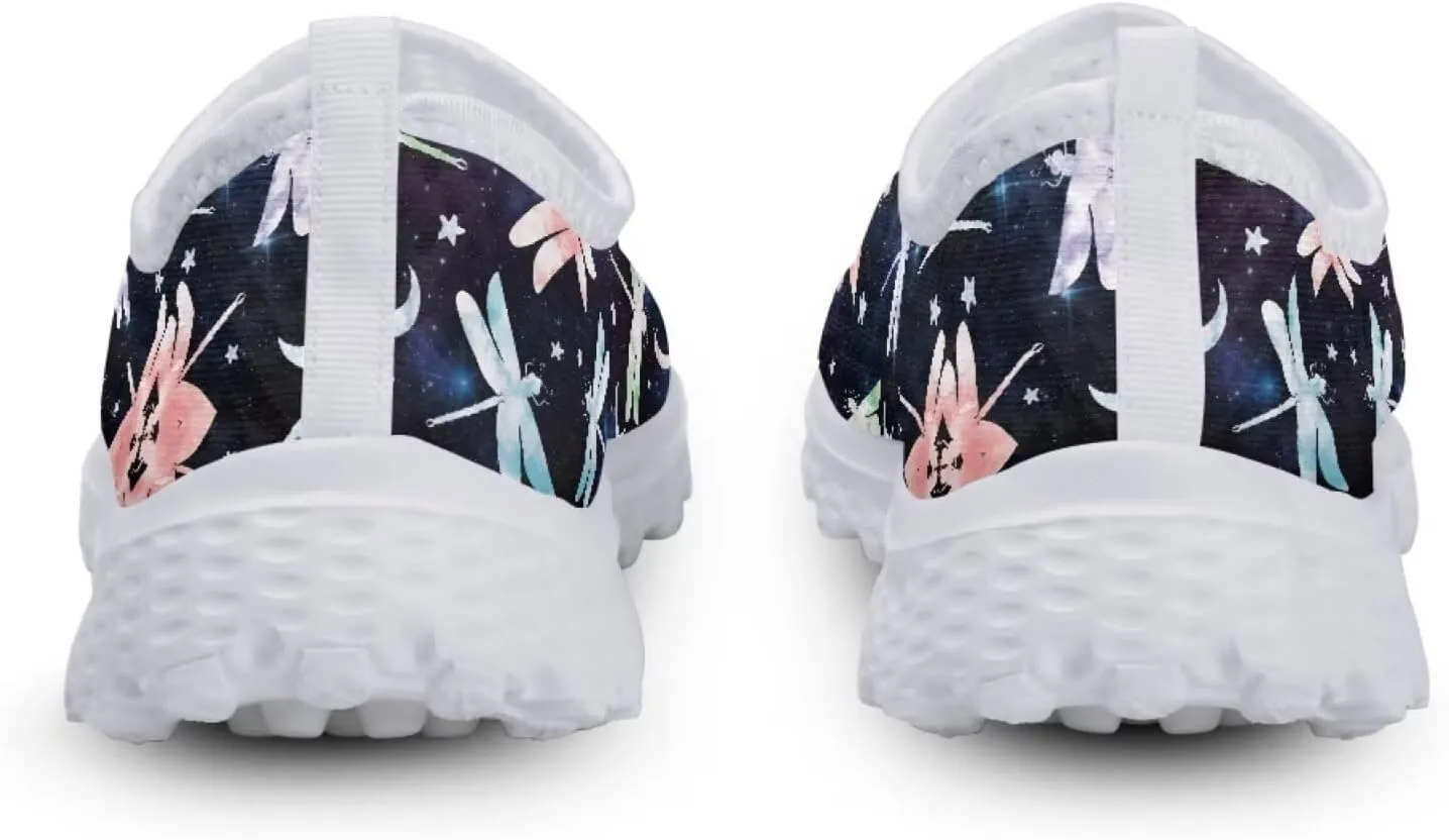 BIGCARJOB Women Sneaker Slip-on Walking Shoes Woman Casual Sport Gym Shoes Breathable Mesh Running Shoes Mom Shoes