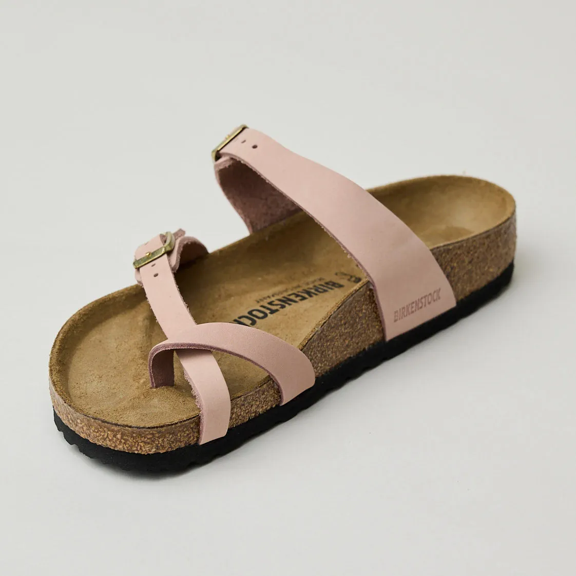 Birkenstock Mayari Soft Pink Nubuck Leather Sandals