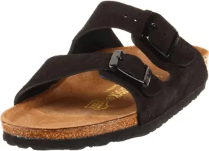 Birkenstock Men's Suede Soft Footbed Arizona Sandal