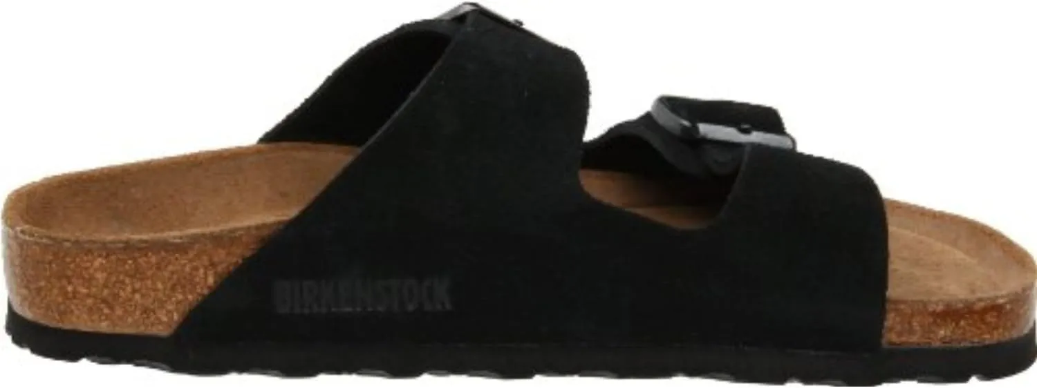 Birkenstock Men's Suede Soft Footbed Arizona Sandal