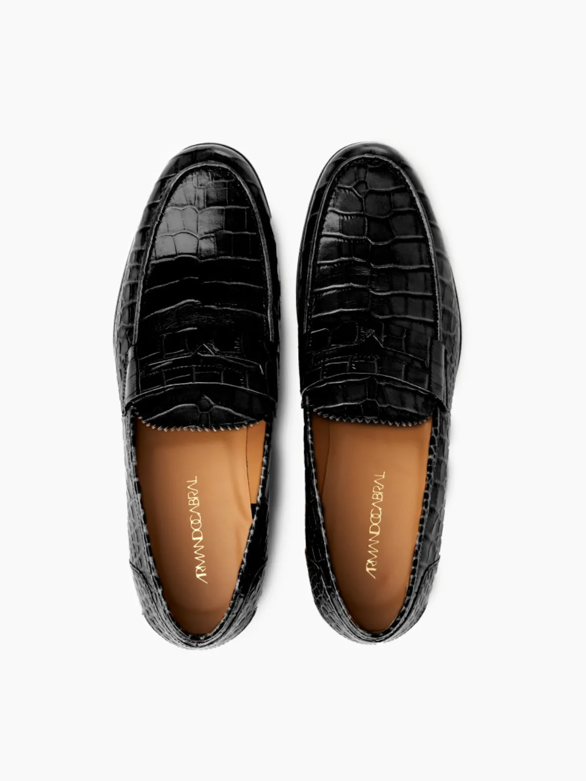 BOLAMA Slip-on Croc Print Loafer