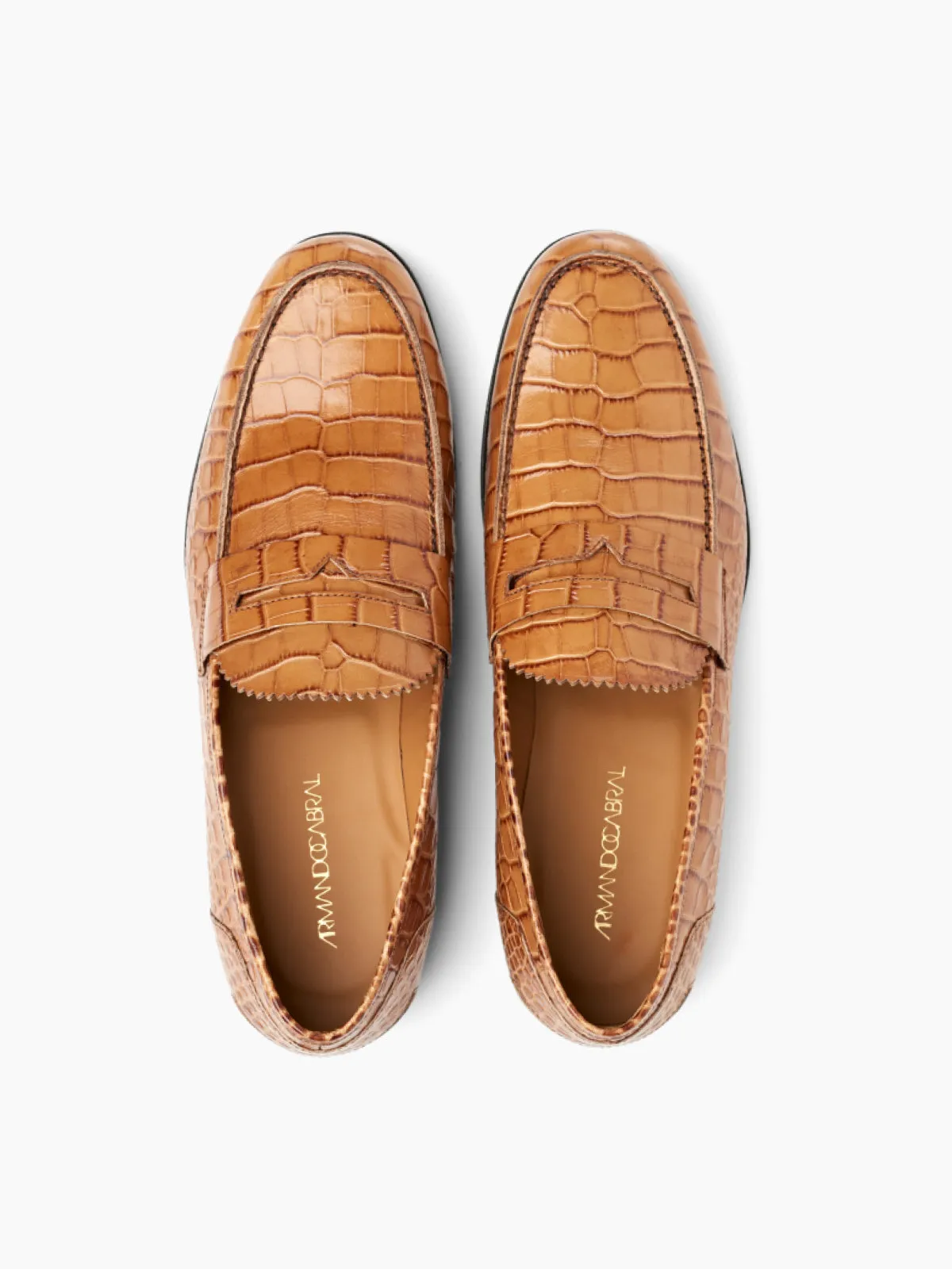 BOLAMA Slip-on Croc Print Loafer