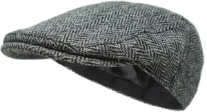 Borges & Scott Nevis Flat Cap - 100% Handwoven Wool – Harris Tweed – Water Resistant