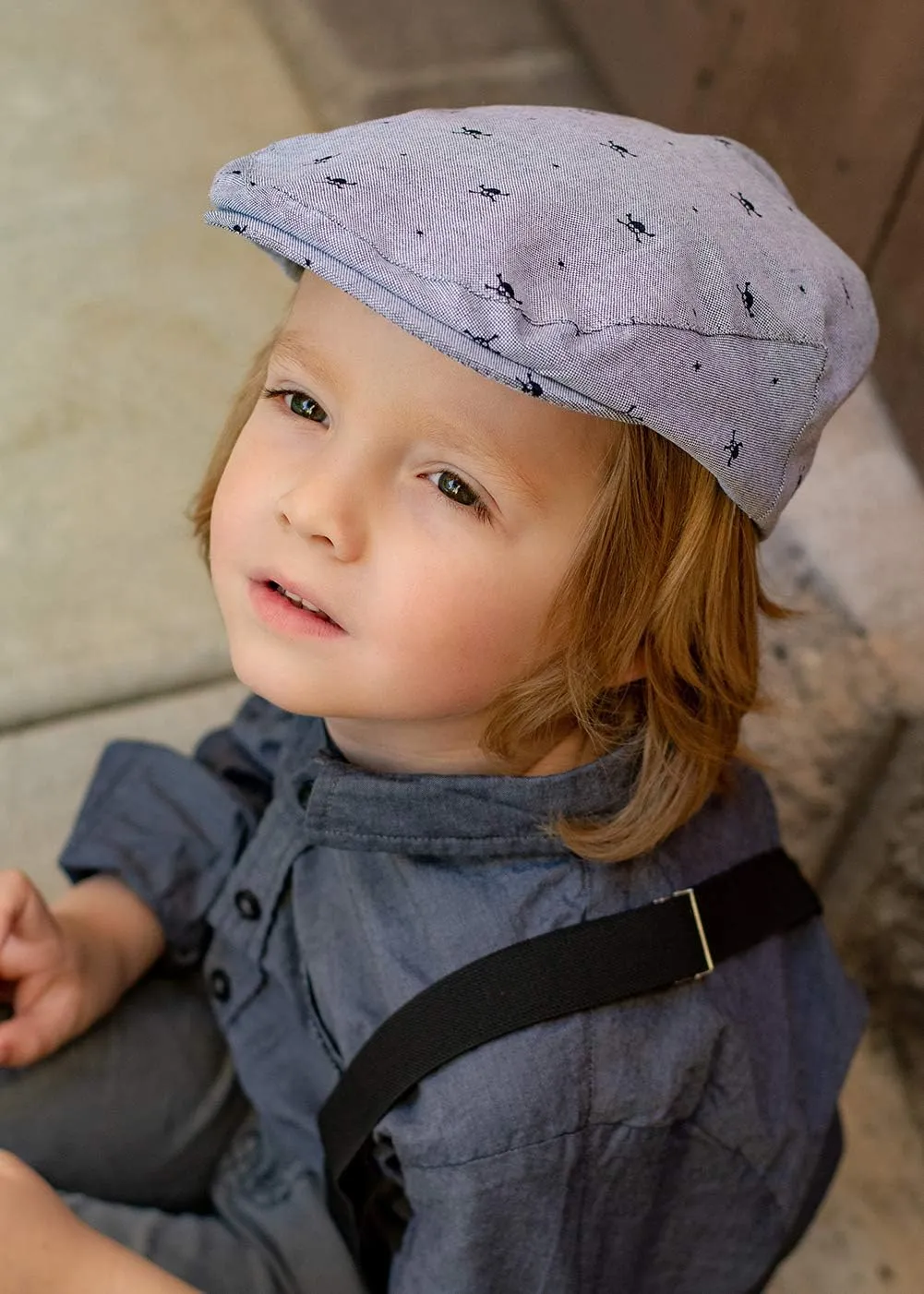 Born to Love Flat Scally Cap Boy's Tweed Page Boy Newsboy Baby Kids Driver Cap Hat