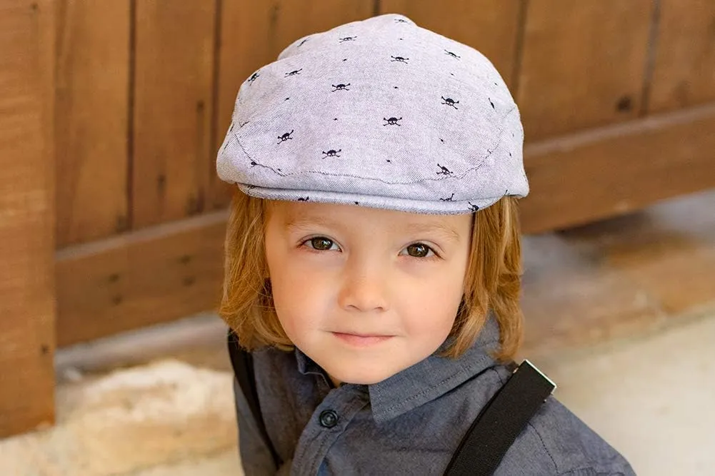 Born to Love Flat Scally Cap Boy's Tweed Page Boy Newsboy Baby Kids Driver Cap Hat