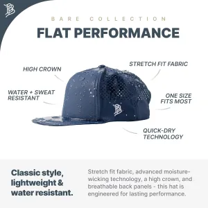 Branded Bills Minnesota Stealth Flat Performance, Lightweight, Comfortable Baseball Cap