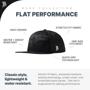 Branded Bills New York Stealth Flat Performance, Lightweight, Comfortable Baseball Cap
