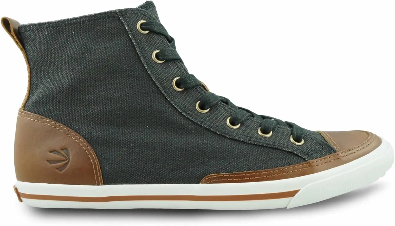 Burnetie Women's High Top Vintage Sneaker with Optional Side Zipper Closure