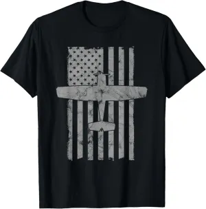 C-150 Airplane Vintage Flag Private Pilot T-shirt T-Shirt