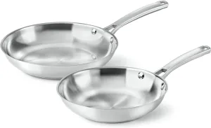 Calphalon Classic Stainless Steel Cookware, Fry Pan, 2-piece