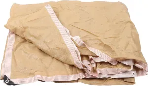 Camping Tarp Waterproof, Outdoor Sun Shade Screen Cloth Yellow Garden Sun Shade, Backpacking Tarp Shelter Rain Tarp, Tent Canopy Waterproof Sunproof Multifunctional Camping Tarp