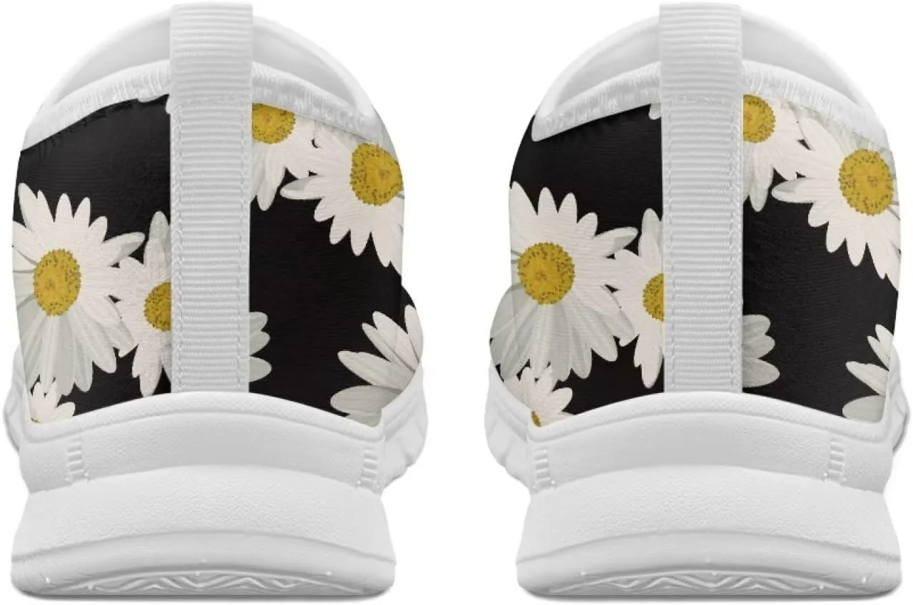 Canvas Sports Shoes for Women Low Top Casual Sneakers for Women Fashion Comfortable Walking Shoes（White Sole）