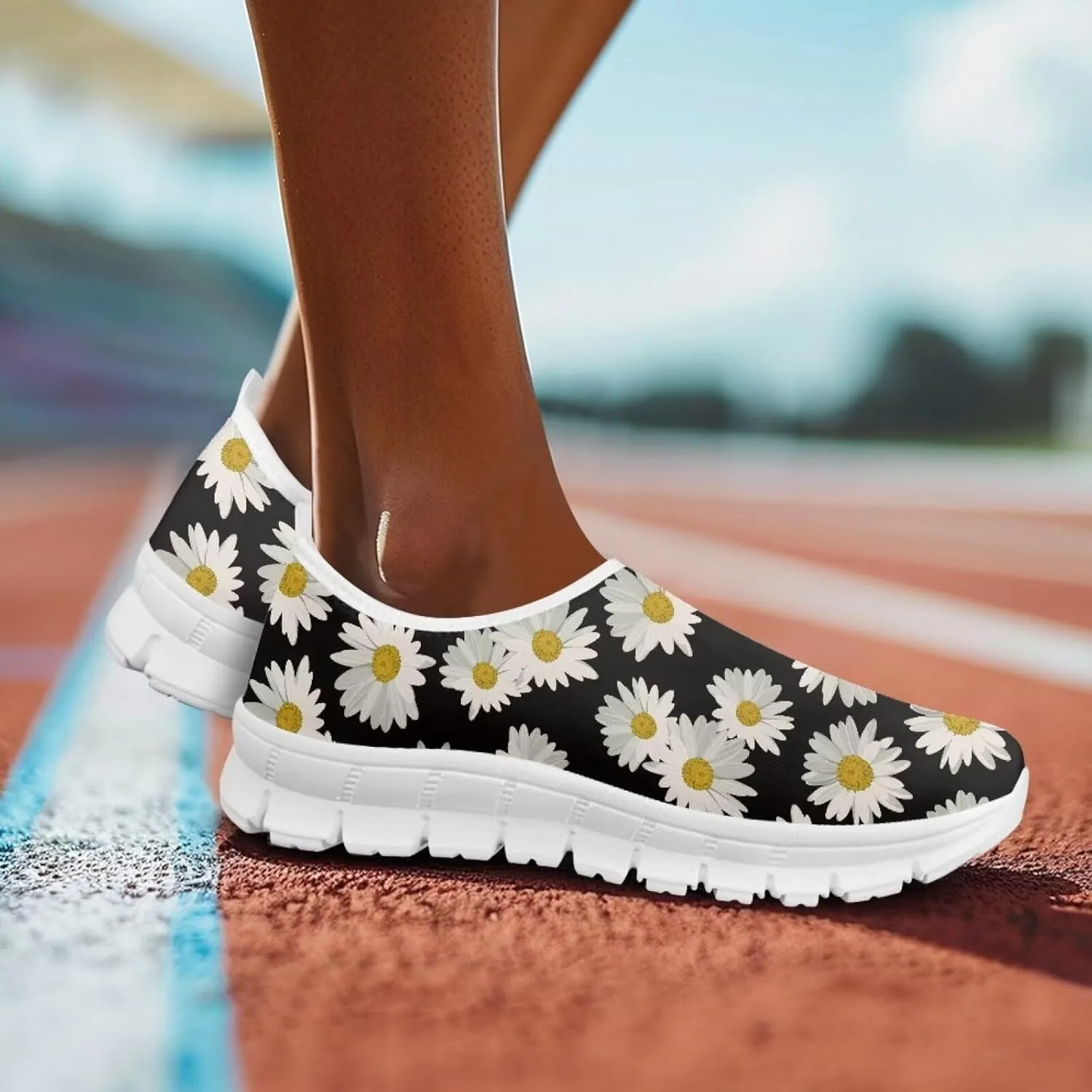 Canvas Sports Shoes for Women Low Top Casual Sneakers for Women Fashion Comfortable Walking Shoes（White Sole）