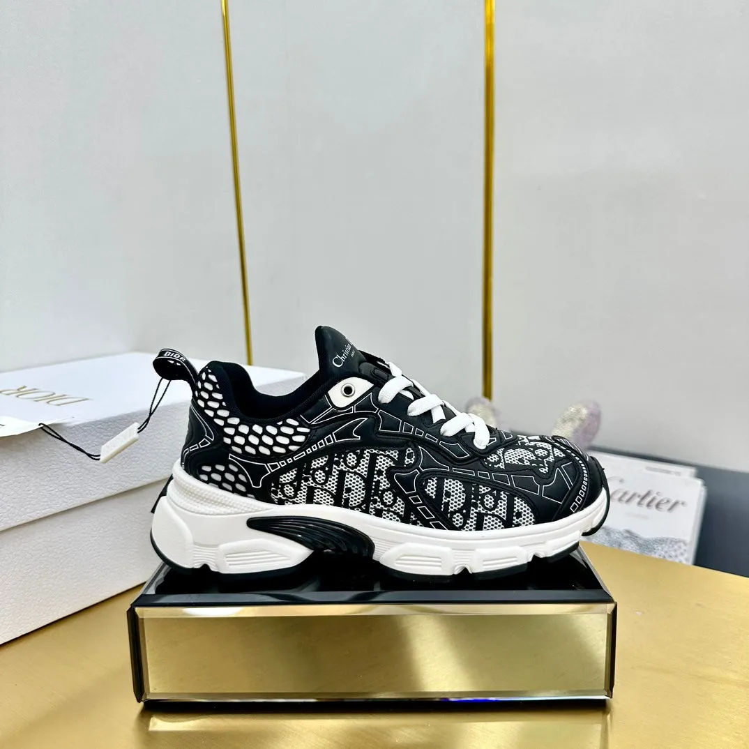 CD Chrono Sneaker 40mm In Black Mesh Fabric 994574