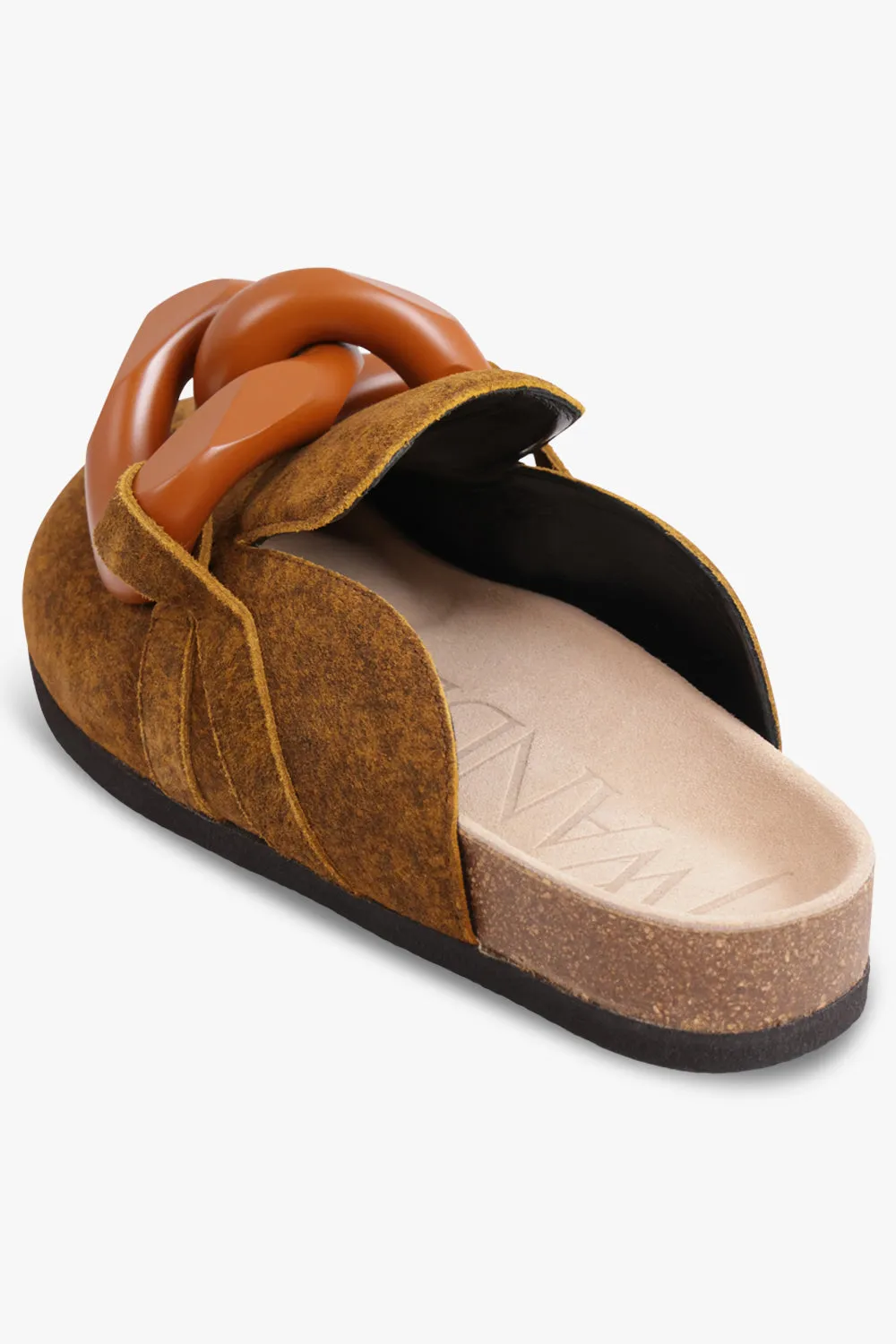 Chain Mule Slip on Loafer | Tan