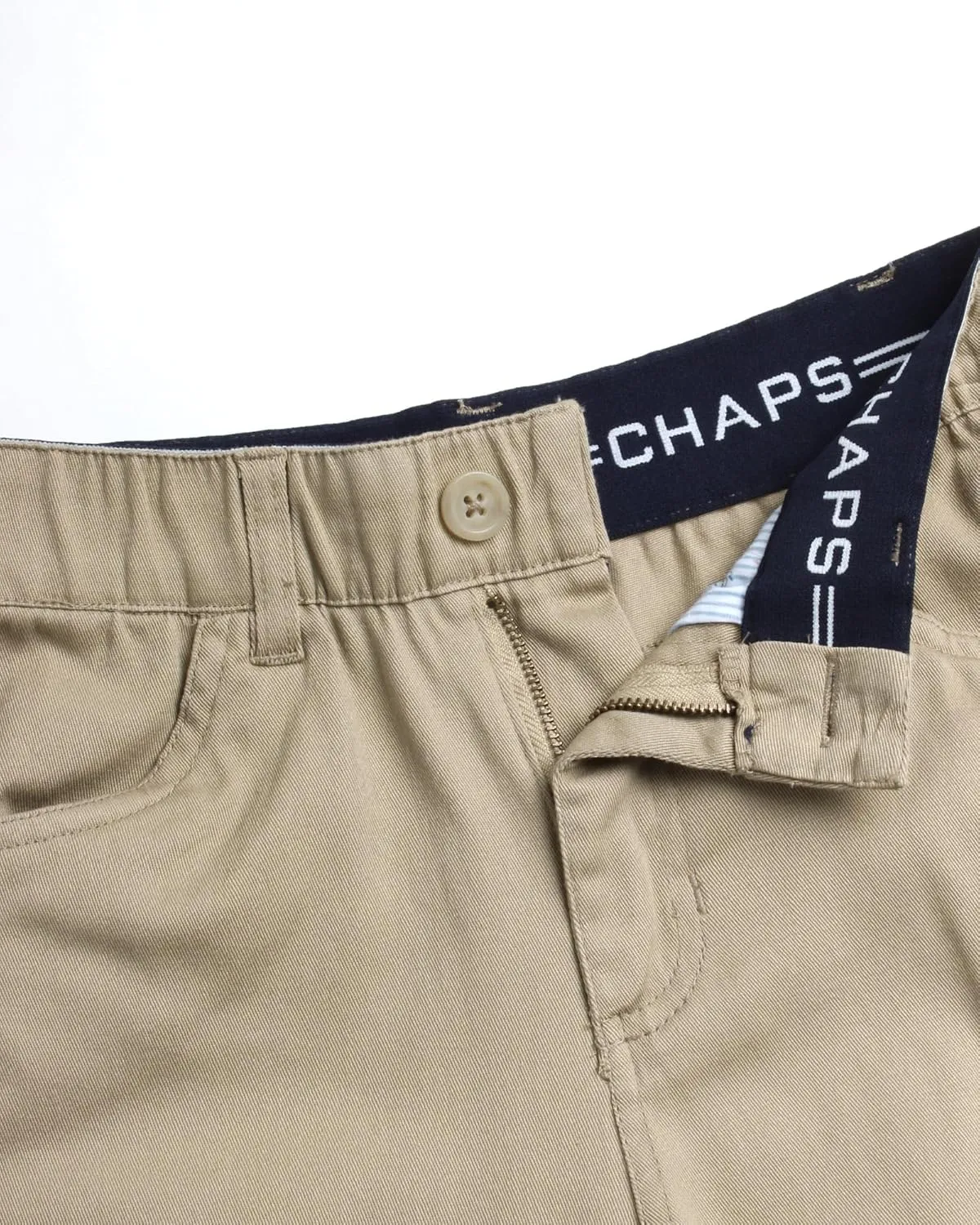 Chaps Boys' Pants - Stretch Twill Flat Front Chino Pants - Casual Pants for Boys (8-20)