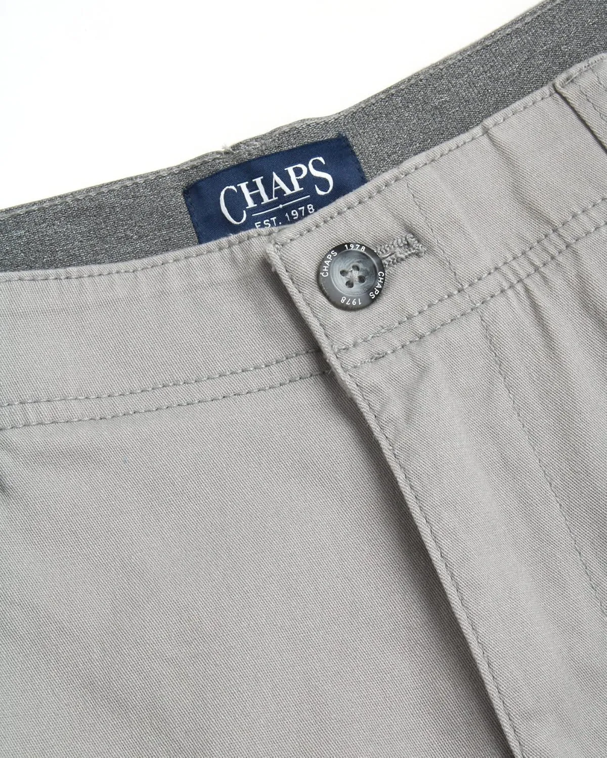 Chaps Men's Shorts - Classic Fit Khaki Shorts - Flat Front Above The Knee Shorts for Men (Size: 30-38)