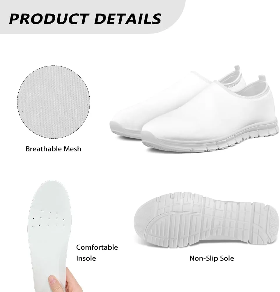 chaqlin Tennis Shoe Loafers for Women Men Stretch Hands Free Slip-on Loafer Aztec Tribal Shoes Comfy Breathable Mesh Sneaker