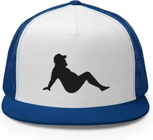 Chubby Fat Thick Guy Embroidered Trucker Hat Cap