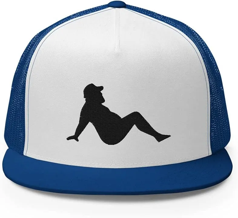 Chubby Fat Thick Guy Embroidered Trucker Hat Cap