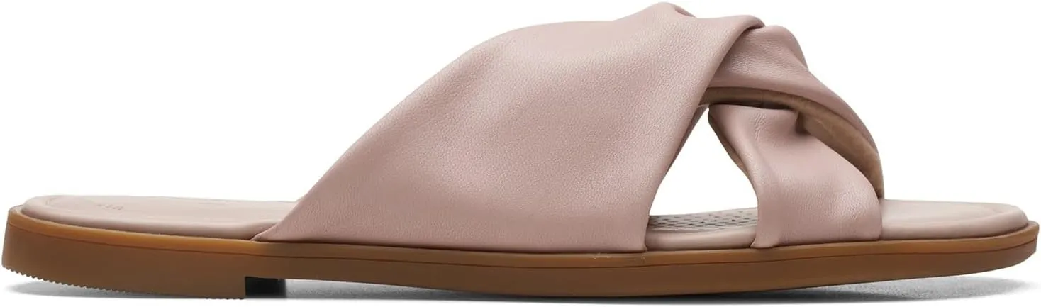 Clarks Women's Reyna Twist Flat Sandal