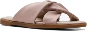 Clarks Women's Reyna Twist Flat Sandal