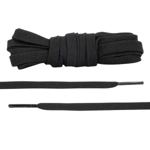 Classic Black Flat Laces | Jordan Laces, Nike Laces, Air Force 1 Laces