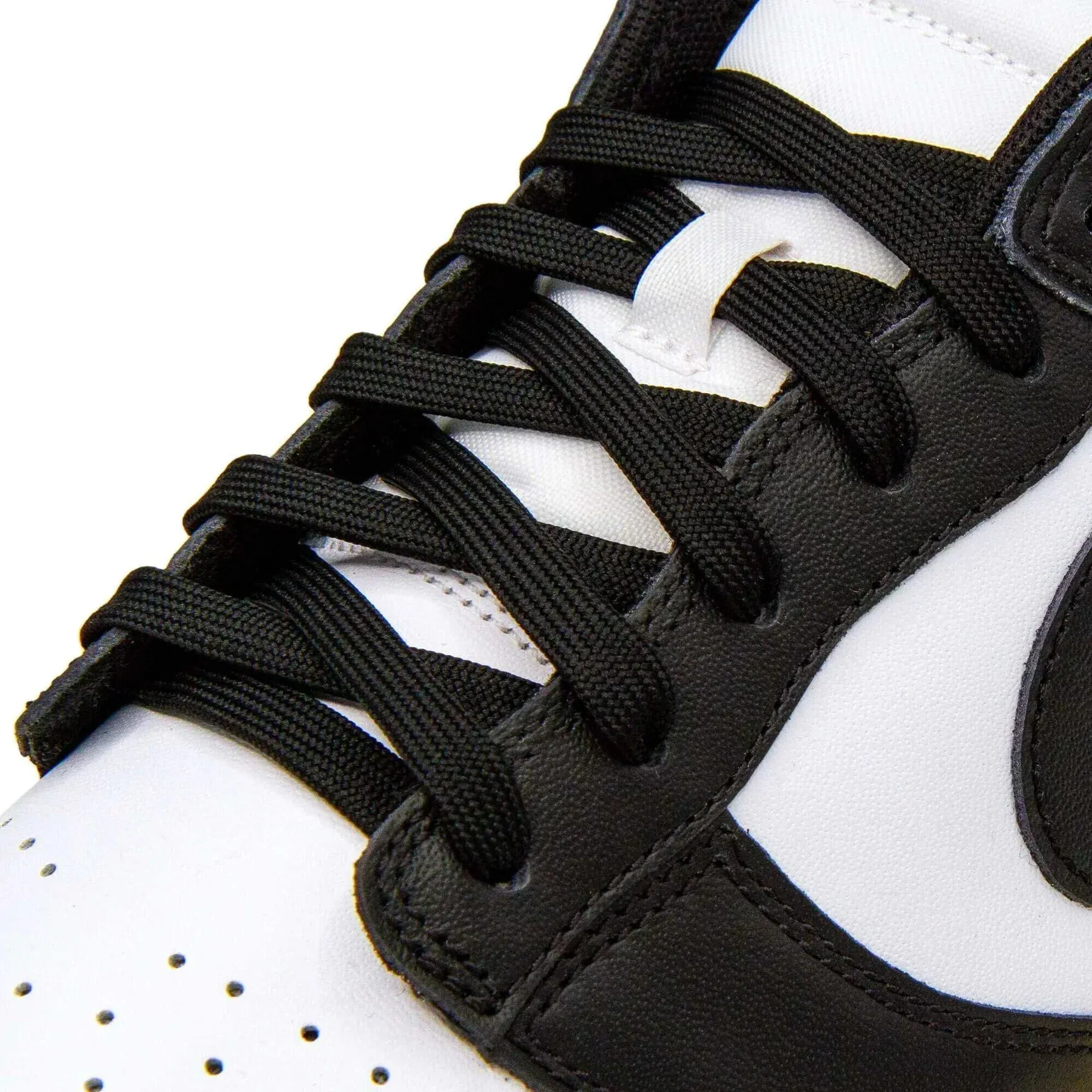 Classic Black Flat Laces | Jordan Laces, Nike Laces, Air Force 1 Laces