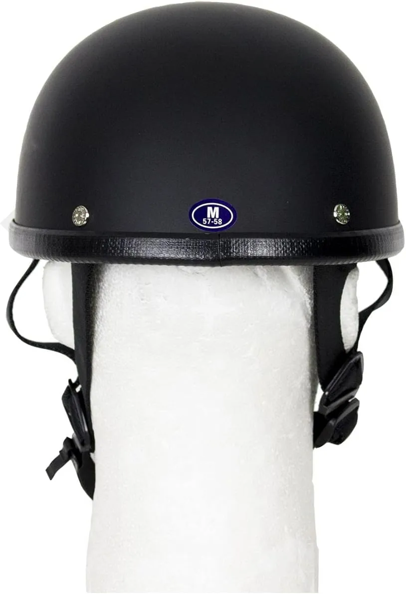 Classic Eagle Style Novelty Skull Cap, Basic Flat Eagle Novelty Cap (Black)