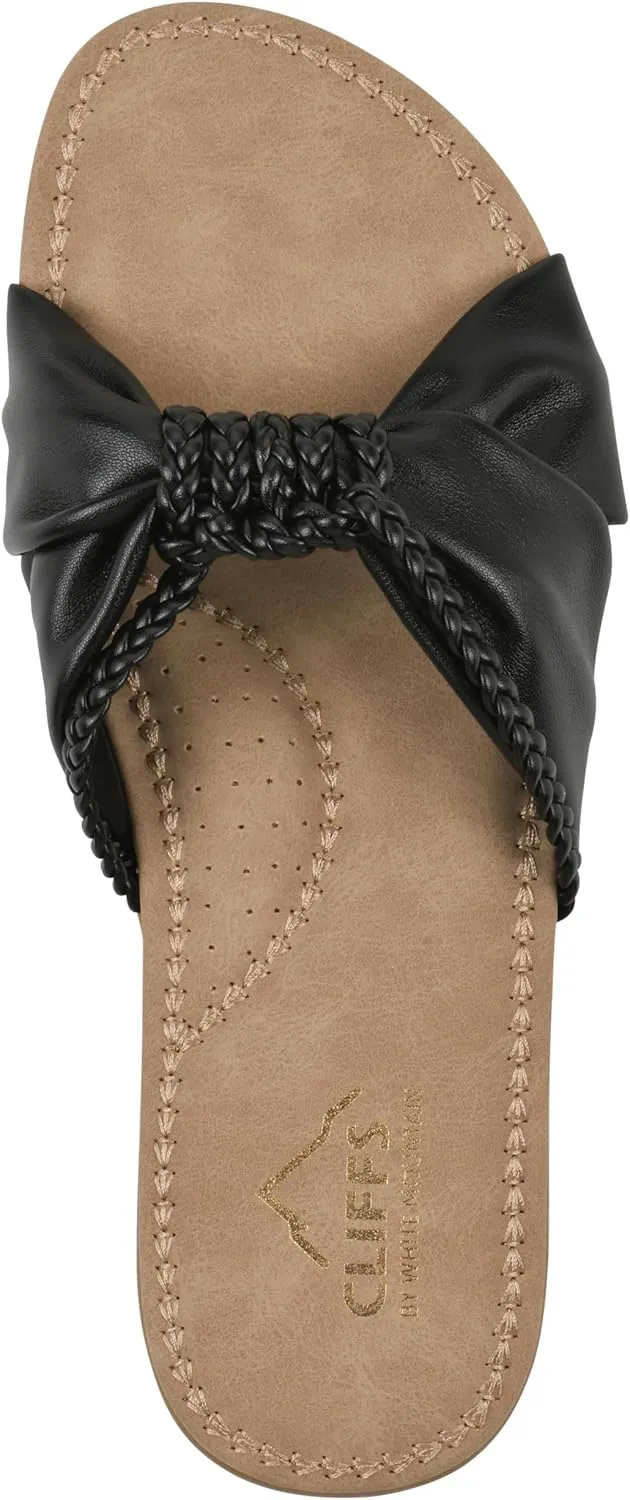 CLIFFS BY WHITE MOUNTAIN Women's Fasha Braided Slide Sandal