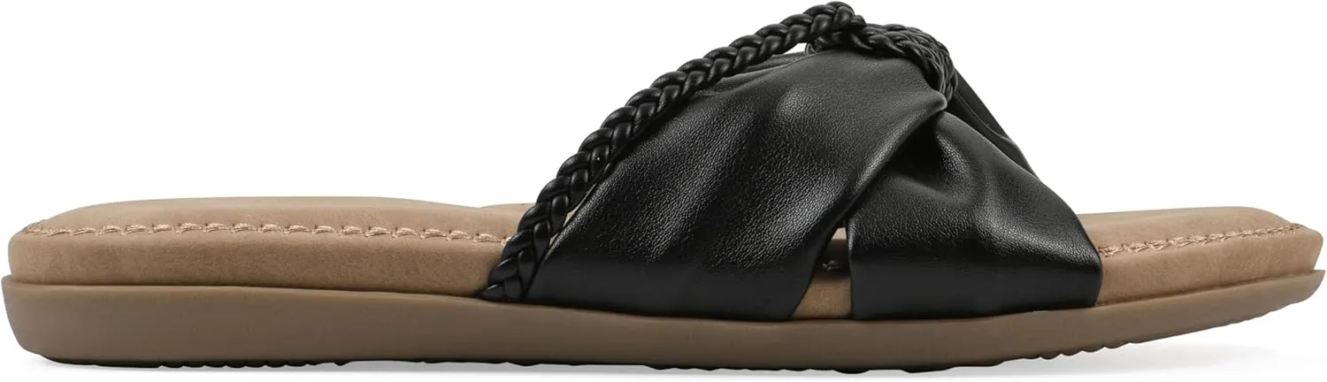CLIFFS BY WHITE MOUNTAIN Women's Fasha Braided Slide Sandal