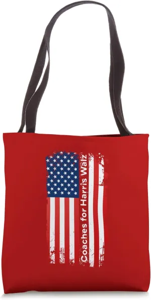 Coaches For Harris Walz 2024 Election Kamala Vote Coach Tim Tote Bag