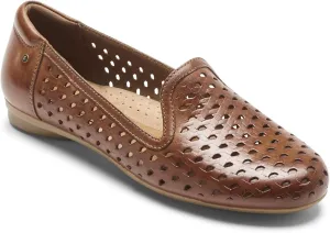 Cobb Hill Maiika Women's Woven Slip-on Loafer Tan Leather - 8.5 Wide
