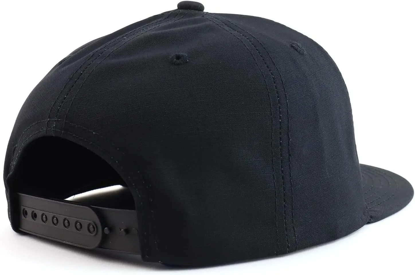Cotton Ripstop Flatbill High Profile Snapback Baseball Cap